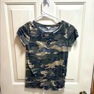 J. Crew Camo T-Shirt size XXS